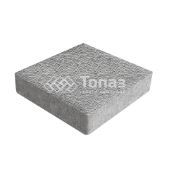 Тротуарная плитка Квадрат 200х200х60, серо-белая с гранитной крошкой