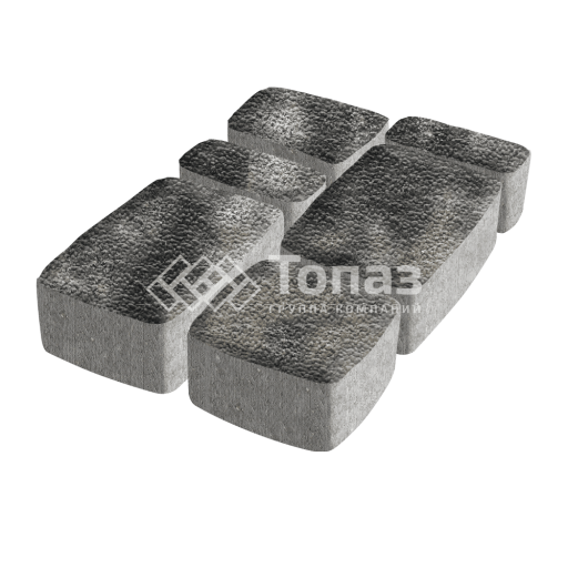 Тротуарная плитка Классико, стоун с гранитной крошкой, 6 см