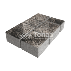 Тротуарная плитка Лэндхаус, агат коричневый, 8 см