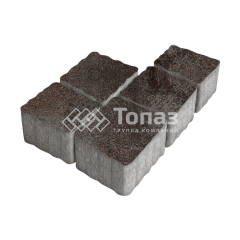 Тротуарная плитка Антик, мокко, 4 см