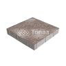 Тротуарная плитка Квадрат 500х500х70, авантюр с гранитной крошкой
