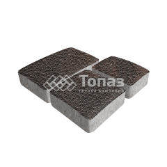 Тротуарная плитка Брук, кармен с мраморной крошкой, 4 см