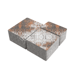 Тротуарная плитка Лэндхаус, агат оранжевый, 8 см