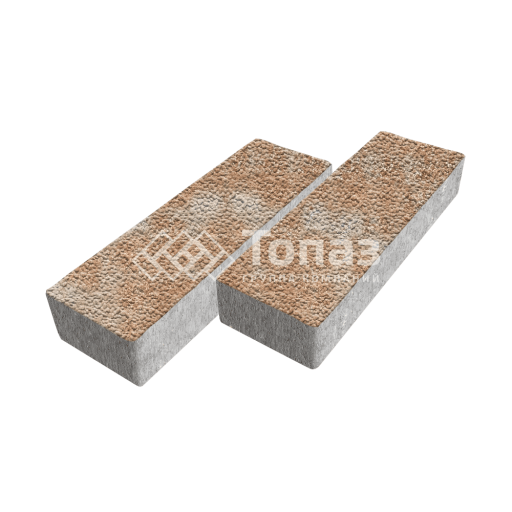 Тротуарная плитка 300х100х60, сансет с гранитной крошкой