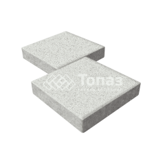 Тротуарная плитка Квадрат 400х400х60, белая