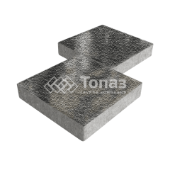 Тротуарная плитка Квадрат 500х500х70, стоун с мраморной крошкой