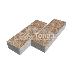 Тротуарная плитка 300х100х60, сансет с мраморной крошкой