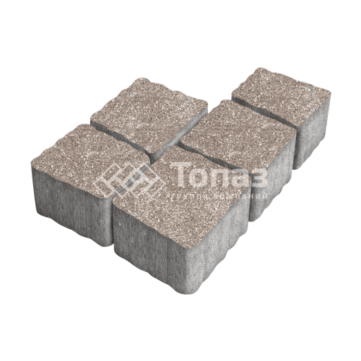 Тротуарная плитка Антик, сахара, 4 см