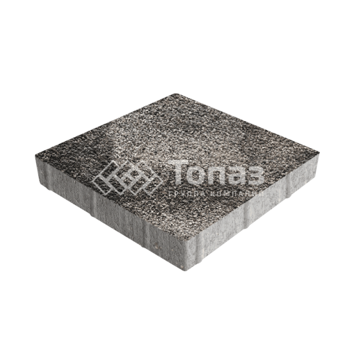 Тротуарная плитка Квадрат 500х500х70, агат коричневый с гранитной крошкой