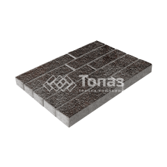 Тротуарная плитка Лукано, мокко с гранитной крошкой, 6 см