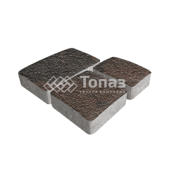 Тротуарная плитка Брук, конго с мраморной крошкой, 4 см