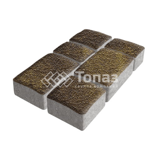 Тротуарная плитка Старый город, осень с мраморной крошкой, 4 см