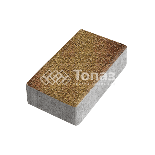 Тротуарная плитка Брусчатка, каир с гранитной крошкой, 6 см