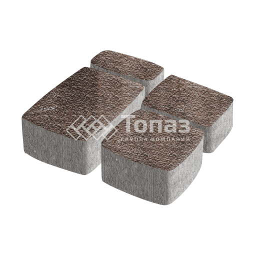 Тротуарная плитка Классико, яшма с гранитной крошкой, 6 см