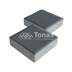 Тротуарная плитка Квадрат 200х200х60, черная