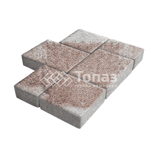 Тротуарная плитка Новый город, хаски на камне, 6 см