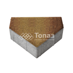 Тротуарная плитка Тиара, каир на камне, 6 см