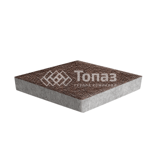 Тротуарная плитка Ромб, барселона с гранитной крошкой, 6 см