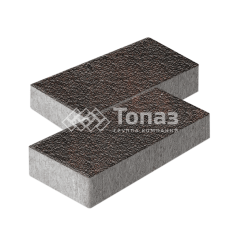 Тротуарная плитка 600х300х60, кармен с мраморной крошкой