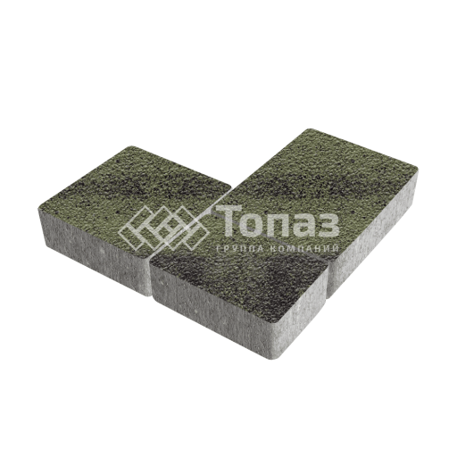 Тротуарная плитка Новый город, янтарь на камне, 6 см