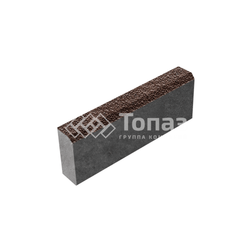 Камень бортовой БР 50.20.8, барселона с мраморной крошкой