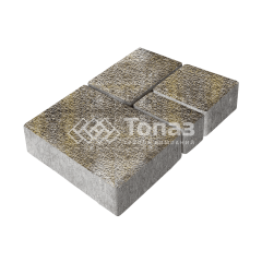 Тротуарная плитка Мюнхен, степь с гранитной крошкой, 4 см