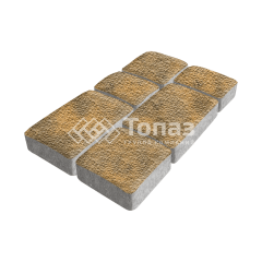 Тротуарная плитка Брук, гончар с гранитной крошкой, 6 см