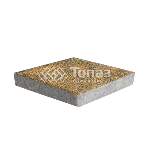 Тротуарная плитка Ромб, гончар с гранитной крошкой, 6 см