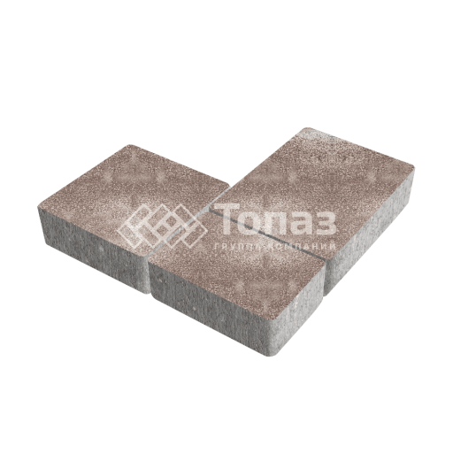 Тротуарная плитка Новый город, авантюр, 4 см