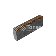 Камень бортовой БР 50.20.8, джафар оранжевый с мраморной крошкой