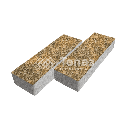 Тротуарная плитка 300х100х60, гончар с мраморной крошкой