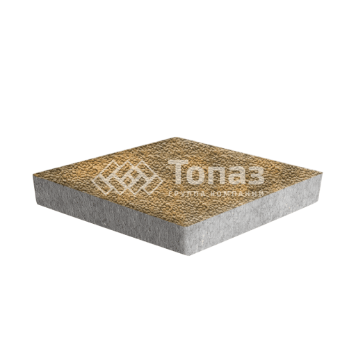 Тротуарная плитка Ромб, гончар с мраморной крошкой, 6 см