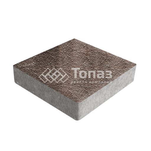 Тротуарная плитка Квадрат 200х200х60, яшма с гранитной крошкой