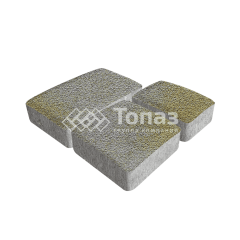 Тротуарная плитка Брук, меланж на камне, 6 см