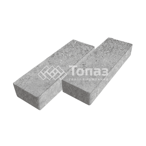 Тротуарная плитка 300х100х60, серо-белая