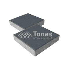 Тротуарная плитка Квадрат 400х400х60, черная
