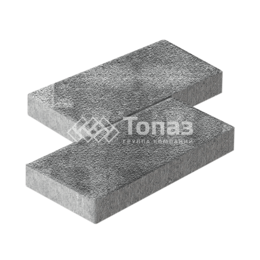 Тротуарная плитка 500х250х60, антрацит на камне