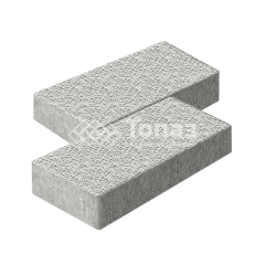 Тротуарная плитка 600х300х60, белая с гранитной крошкой