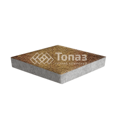 Тротуарная плитка Ромб, каир с гранитной крошкой, 6 см