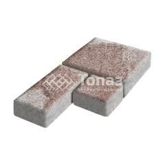 Тротуарная плитка Рубико, хаски на камне, 6 см