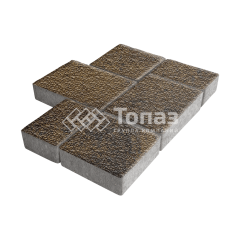 Тротуарная плитка Новый город, арабская ночь с мраморной крошкой, 8 см