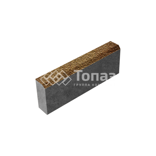 Камень бортовой БР 50.20.8, каир с мраморной крошкой