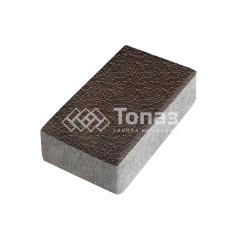 Тротуарная плитка Брусчатка, клинкер с гранитной крошкой, 4 см