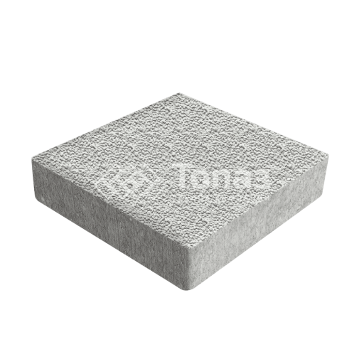 Тротуарная плитка Квадрат 200х200х60, белая с мраморной крошкой