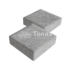 Тротуарная плитка Квадрат 200х200х40, серо-белая с гранитной крошкой