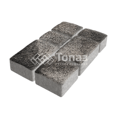 Тротуарная плитка Старый город, агат коричневый с гранитной крошкой, 4 см