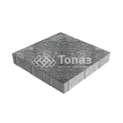 Тротуарная плитка Квадрат 300х300х60, антрацит с мраморной крошкой