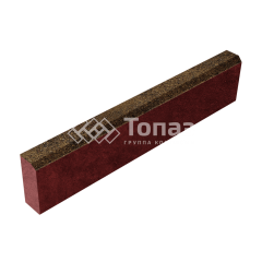 Камень бортовой БР 100.20.8, арабская ночь, красное основание