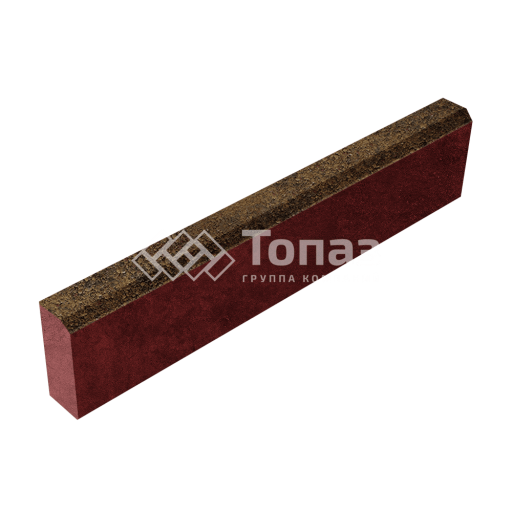 Камень бортовой БР 100.20.8, арабская ночь, красное основание