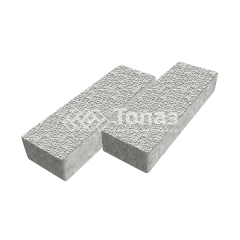 Тротуарная плитка 300х100х60, белая с мраморной крошкой